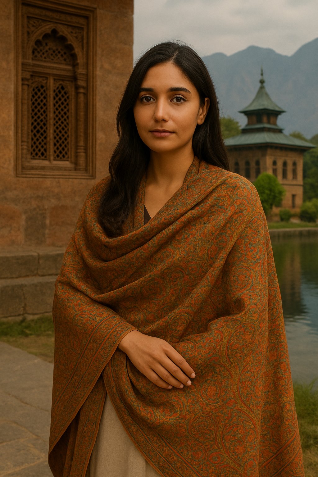 Muffler and stoles for her