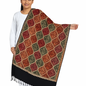 Kashmiri Shawl With Kashmire Embroidery, Indian Shawl, Mulit Color Embroidery Shawl, Aari Embroidery,Shawl Women, Kashmiri Accessory Size -28x80