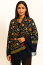 Kashmir Embroidered, Poly Acralic Wool 28"X80" Traditional Ari Embroidery Shawl/Stoles for Women,Ladies,Girls (Copy) (Copy)