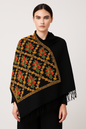 Kashmiri Shawl With Kashmire Embroidery, Indian Shawl, Mulit Color Embroidery Shawl, Aari Embroidery,Shawl Women, Kashmiri Accessory Size -28x80